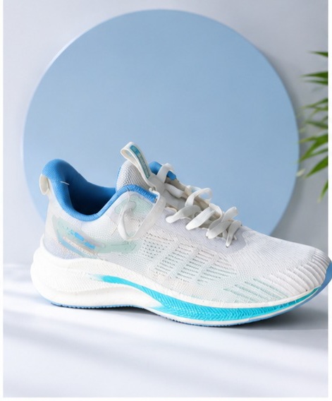Action Turbo-Tech Men's Running Shoes ā Ultra Light Comfort Sneakers (White-Sky Blue) - Image 3