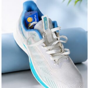Action Turbo-Tech Men's Running Shoes – Ultra Light Comfort Sneakers (White-Sky Blue)